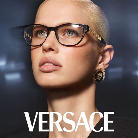 black versace eyeglasses|eyeglasses versace glasses on face.